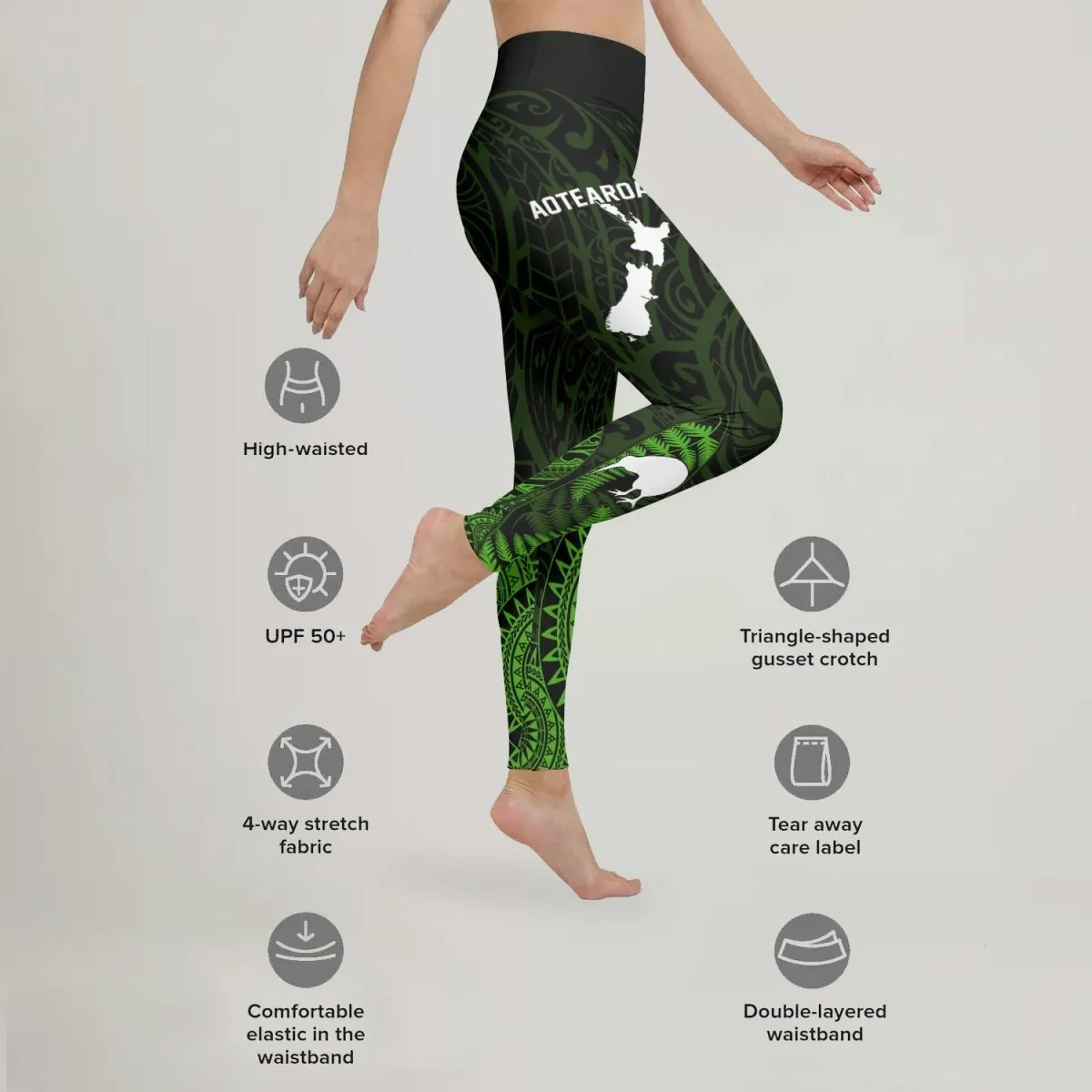 Aotearoa Kiwi Bird Leggings