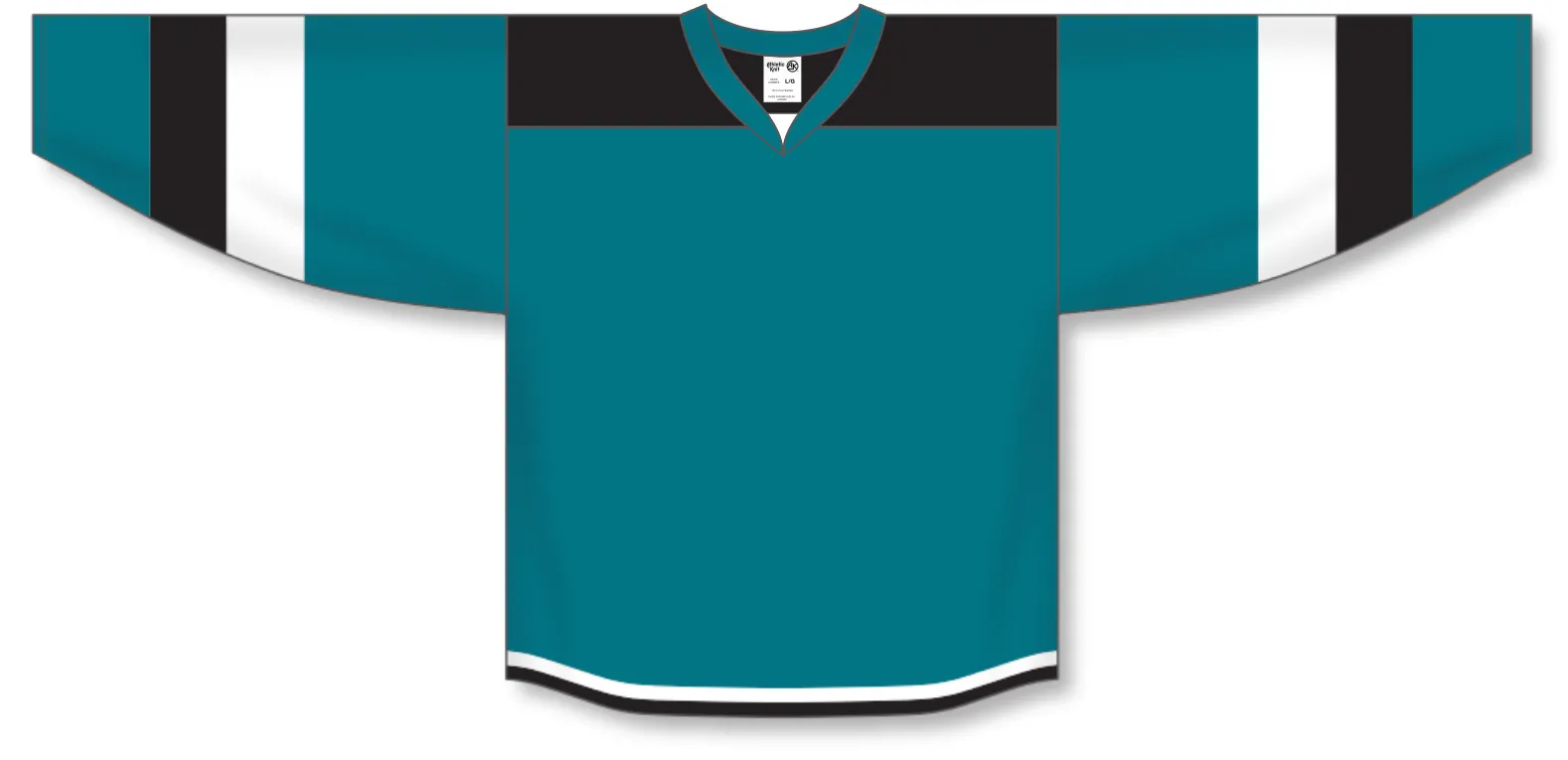 Athletic Knit (AK) H7400A-457 Adult Pacific Teal Select Hockey Jersey