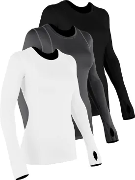 CADMUS Quick-Drying Running Long Sleeve Shirt for Women Workout Shirts