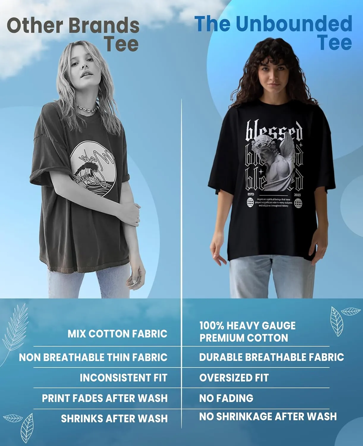 Chick Anime Oversized T-Shirts for Women, 100% Cotton T-Shirts, Perfect for Casual Wear & Gifting | WB.6.47
