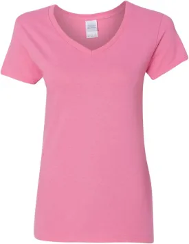 Gildan Women's Heavy Cotton V-Neck T-Shirt, 2-Pack