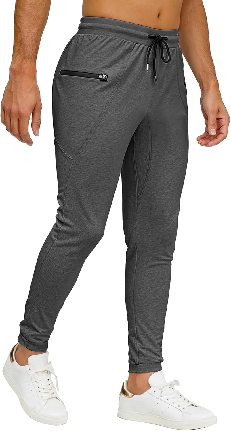 MAIKANONG Mens Slim Joggers Tapered Sweatpants Gym Workout Pants for Running Athletic Casual