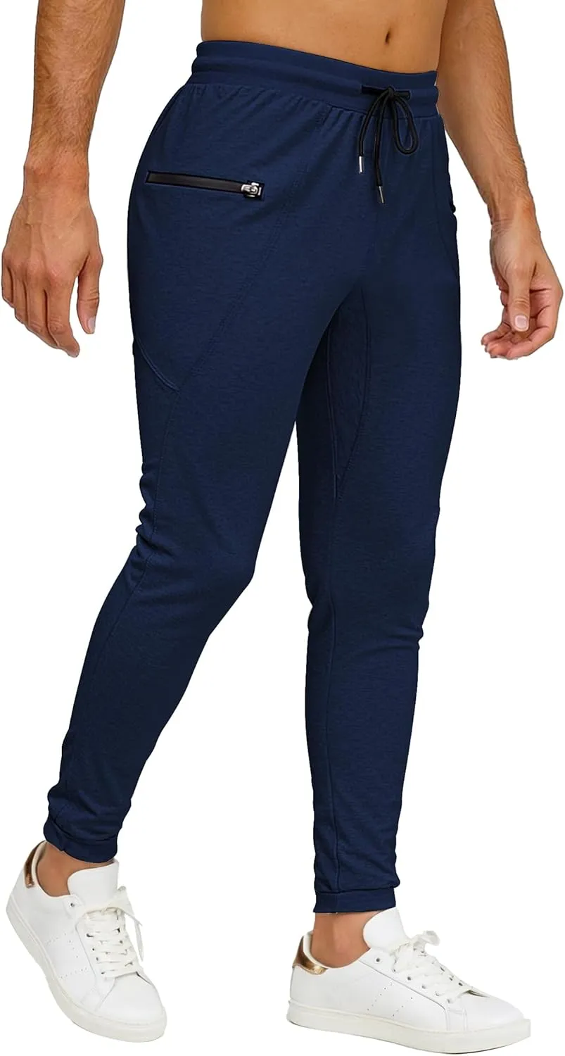 MAIKANONG Mens Slim Joggers Tapered Sweatpants Gym Workout Pants for Running Athletic Casual