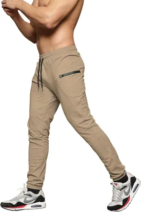 MAIKANONG Mens Slim Joggers Tapered Sweatpants Gym Workout Pants for Running Athletic Casual
