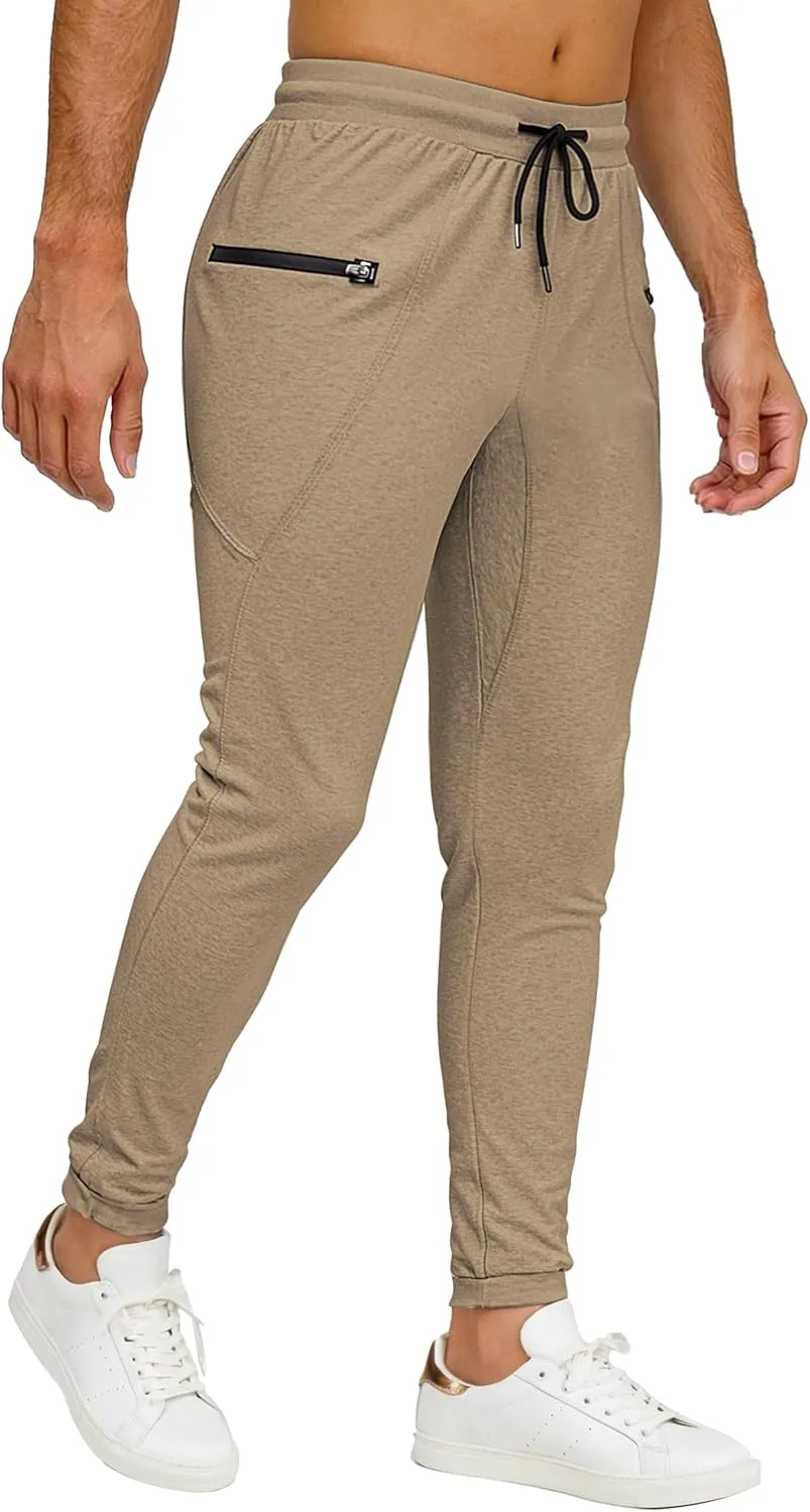 MAIKANONG Mens Slim Joggers Tapered Sweatpants Gym Workout Pants for Running Athletic Casual