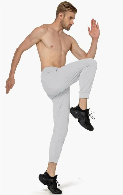 Mens Joggers Quick Dry Pants Golf Lightweight Yoga Workout Running Waterproof Water Resistant Sweatpants