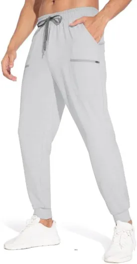 Mens Joggers Quick Dry Pants Golf Lightweight Yoga Workout Running Waterproof Water Resistant Sweatpants