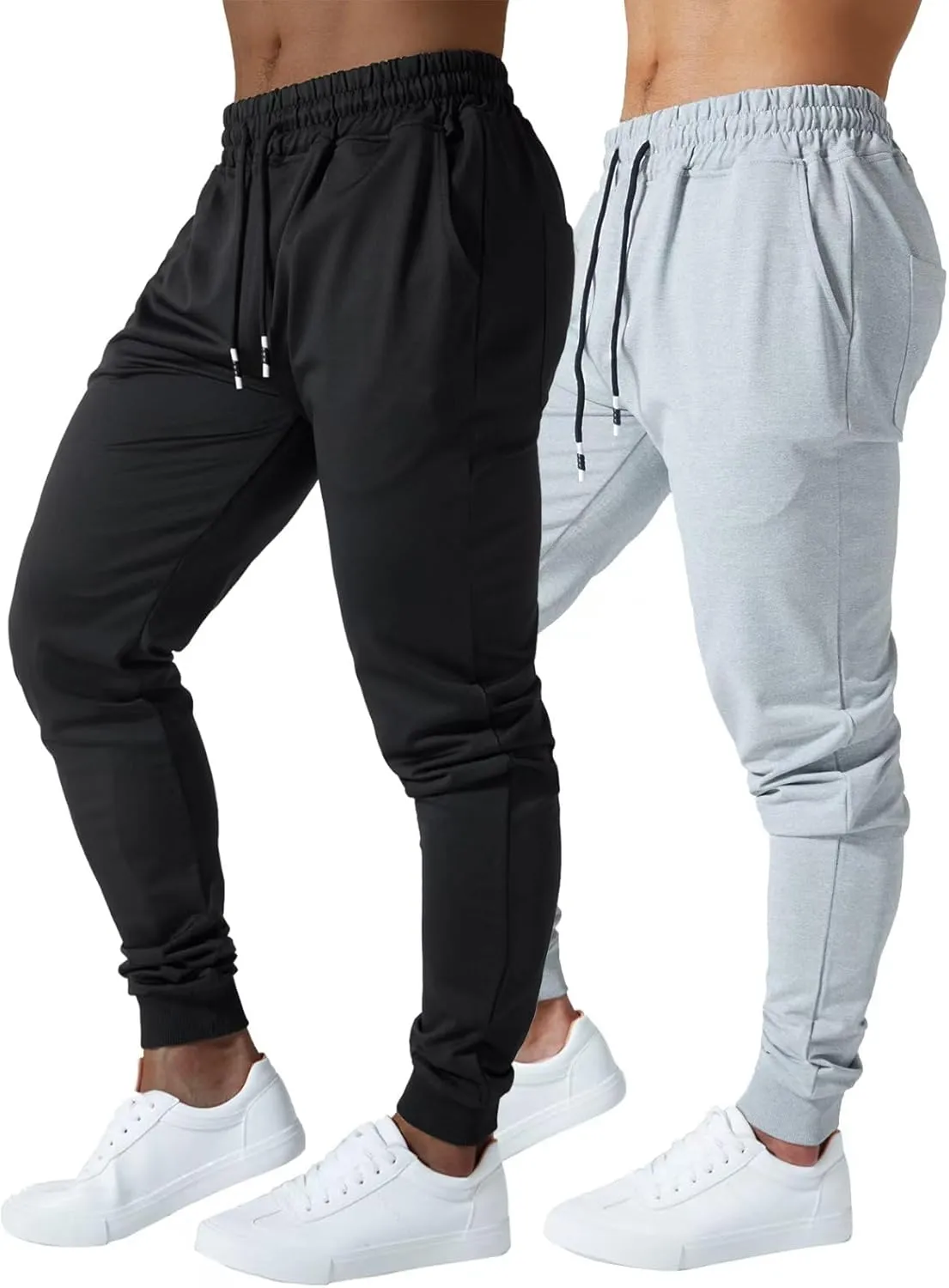 Men's Slim fit Jogging Pants, Suitable for Running and Fitness Activities, Bottom Binding Sports Pants