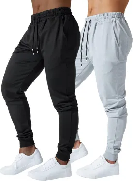 Men's Slim fit Jogging Pants, Suitable for Running and Fitness Activities, Bottom Binding Sports Pants