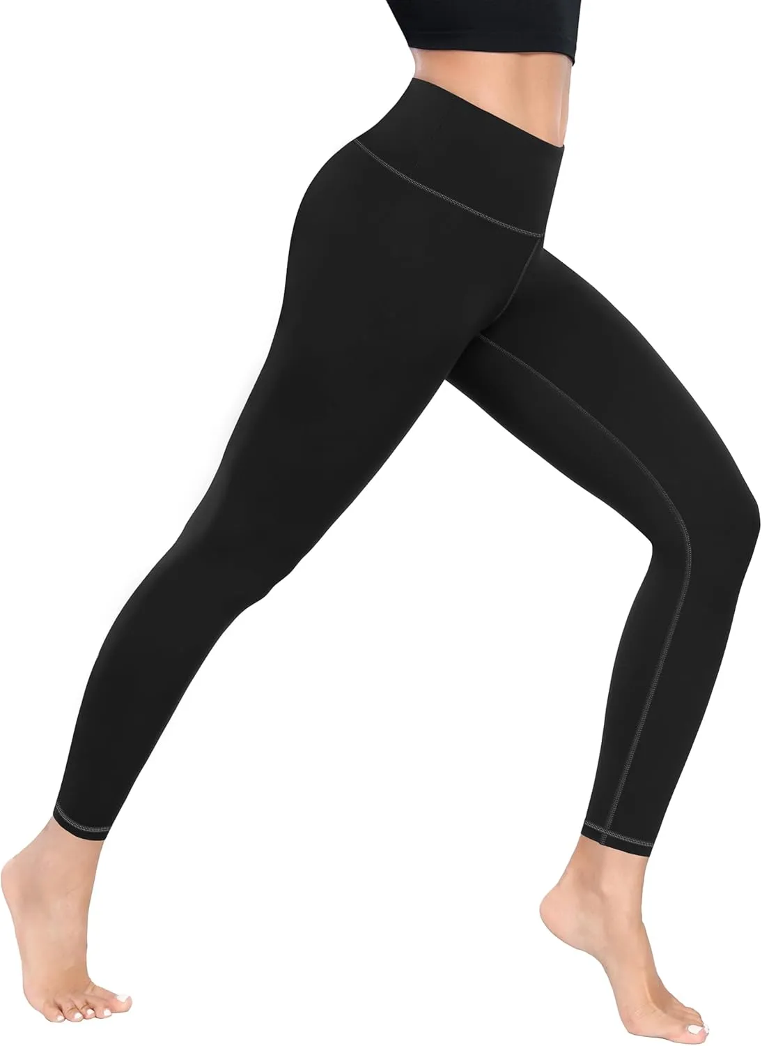 MIRITY High Waist Yoga Leggings for Women - Full Length Buttery Soft Workout Stretchy Yoga Pants Pack of 1