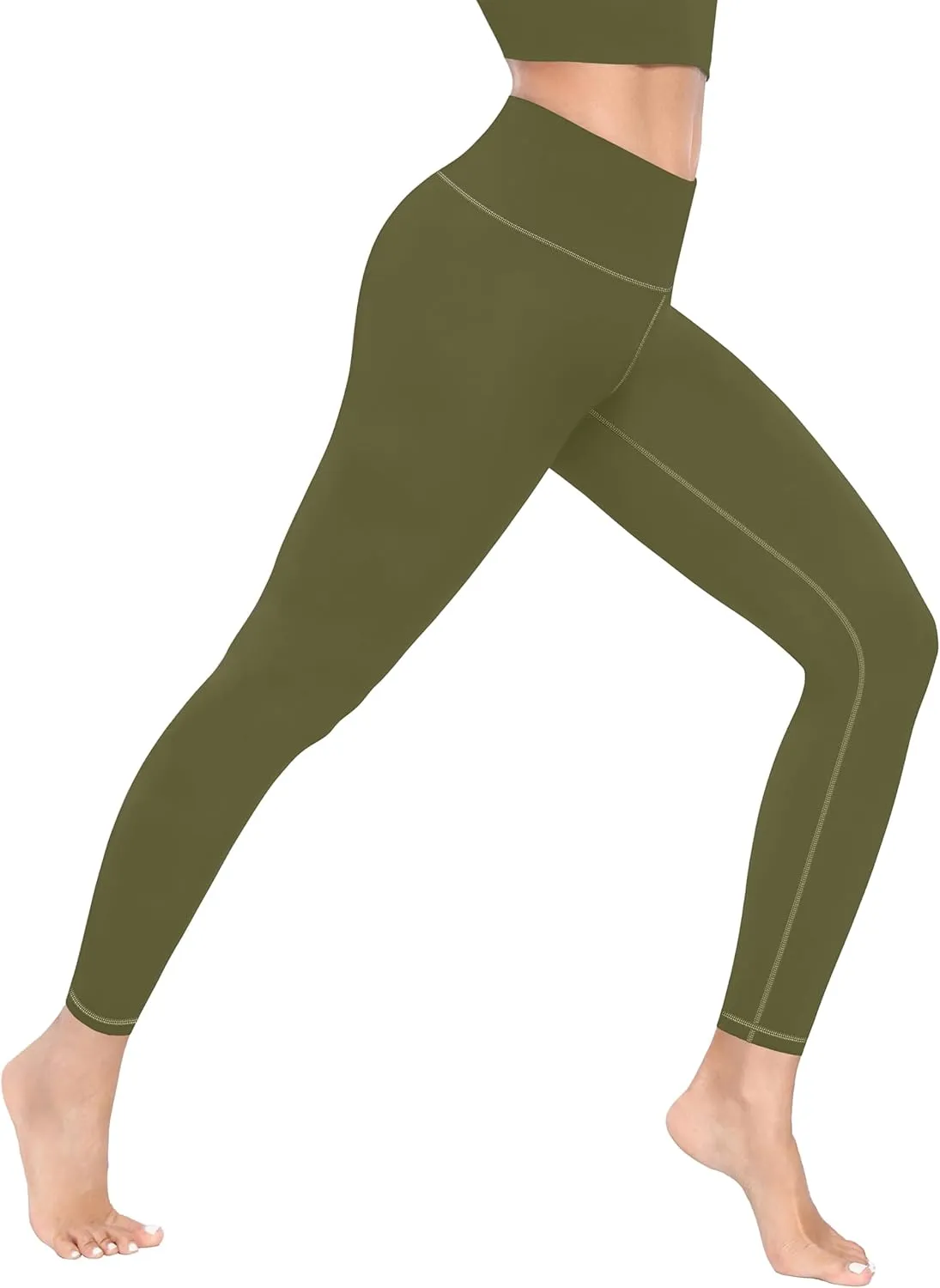 MIRITY High Waist Yoga Leggings for Women - Full Length Buttery Soft Workout Stretchy Yoga Pants Pack of 1