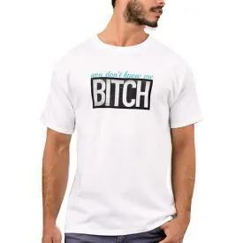 Nutcase Designer Round Neck Men's T-Shirt Wrinkle-Free Poly Cotton Tees - Don’t Know