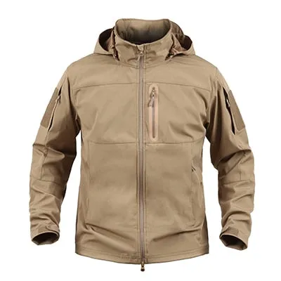 Outdoor Clothing Autumn Men's Military Hiking Camouflage Fleece Jacket Army Tactical Coat Multicam Male Softshell Windbreakers