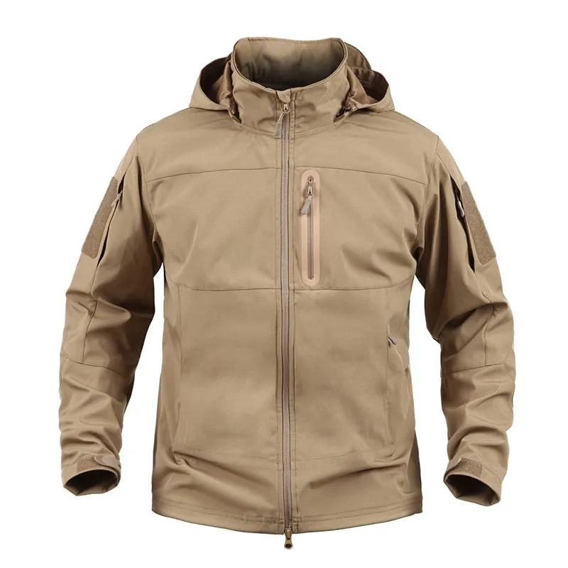 Outdoor Clothing Autumn Men's Military Hiking Camouflage Fleece Jacket Army Tactical Coat Multicam Male Softshell Windbreakers