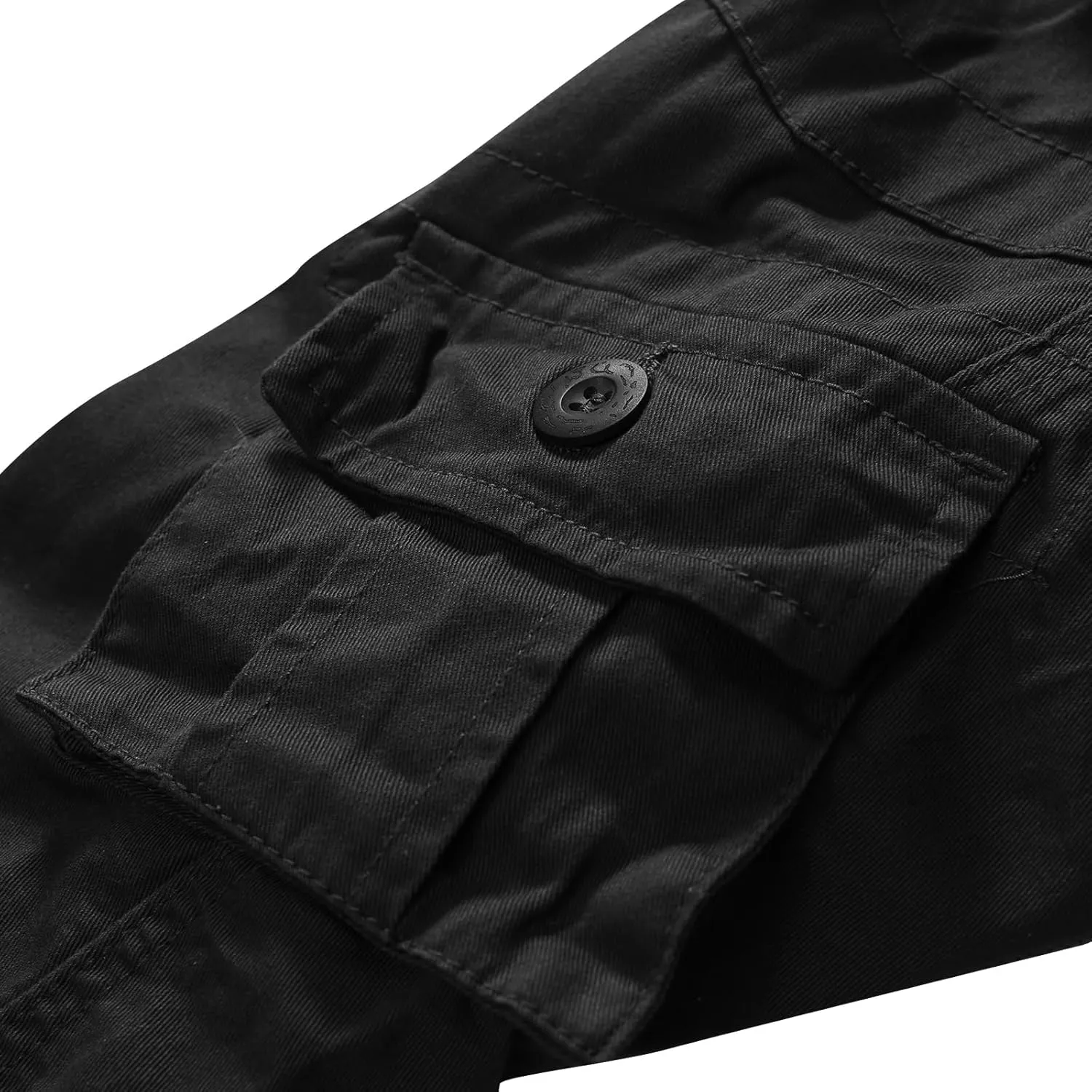 Sobrisah Women Mid-Rise Cargo Pants Heavy Cotton Casual Pants 8 Pockets Regular Fit/Plus Size Military Work Trousers