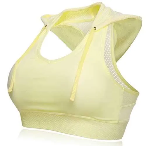 Soft Padded Shockproof Breathable Running Yoga Vest Sport Bra