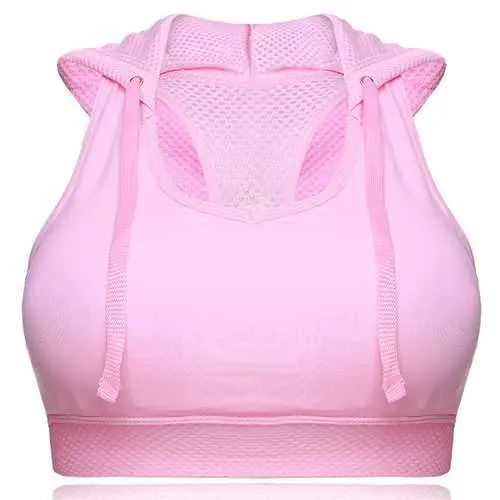Soft Padded Shockproof Breathable Running Yoga Vest Sport Bra