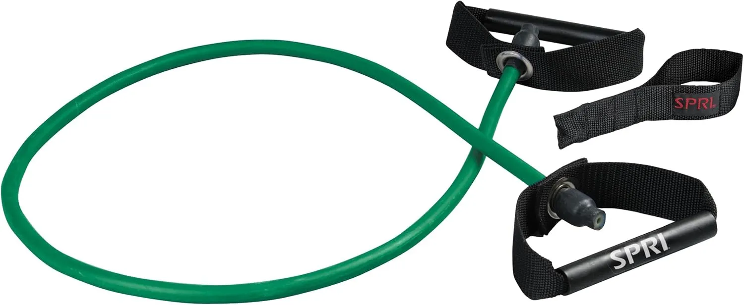 SPRI Xertube Resistance Bands with Handles  All Exercise Cords Sold Separately with Home Gym Workout Fitness Door Anchor Attachment Option
