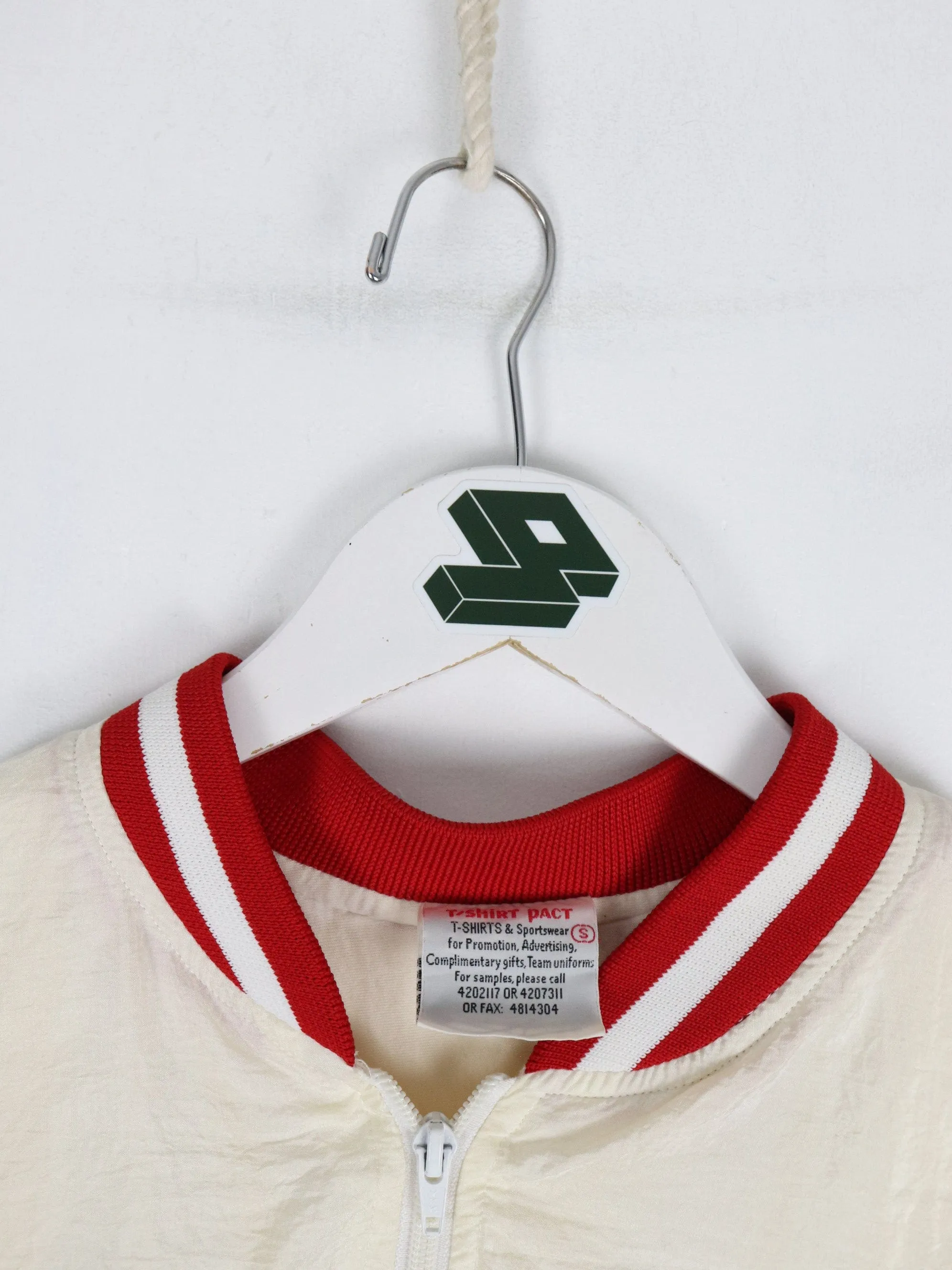 Vintage McDonalds Windbreaker Mens Small White Jacket