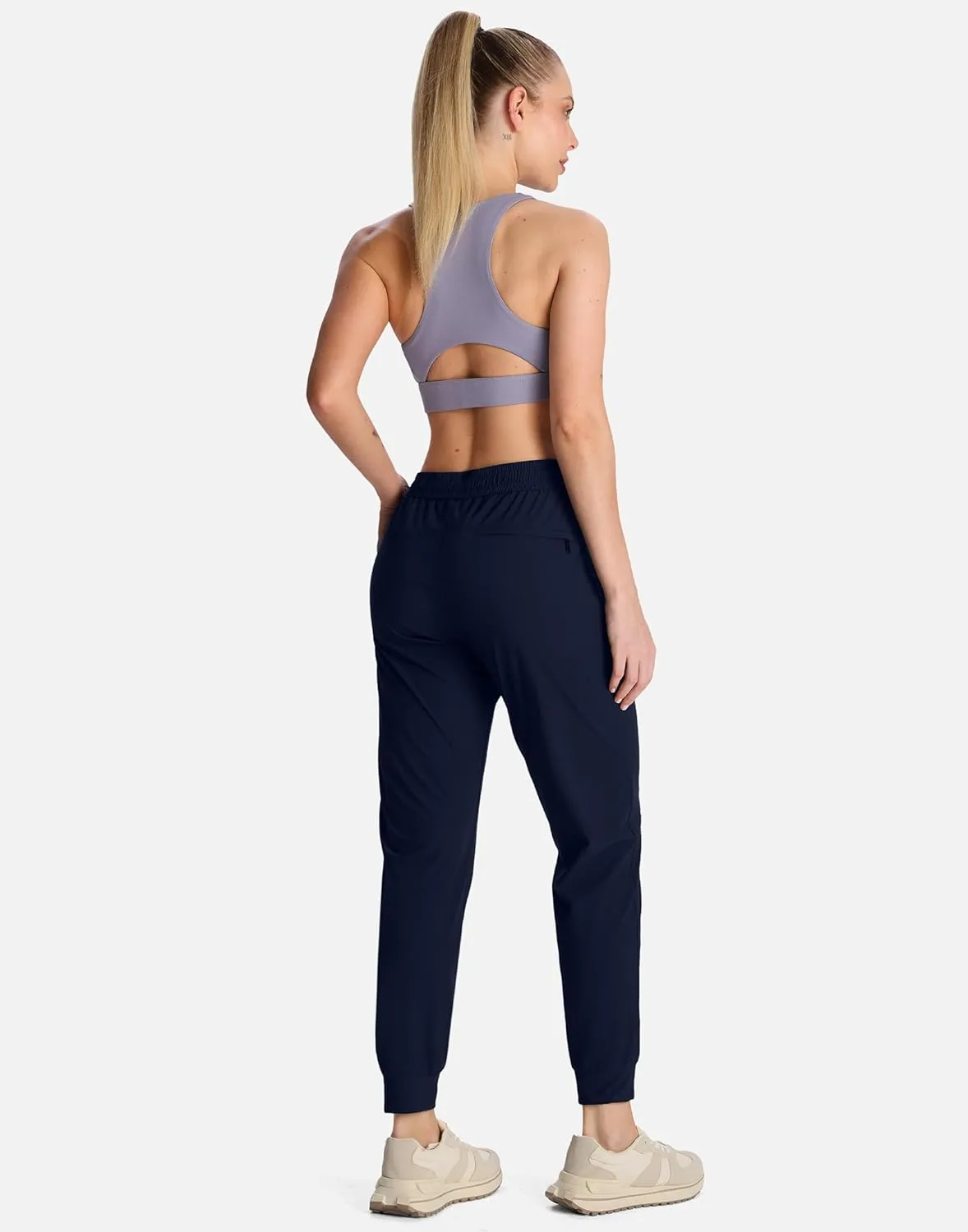 Women's Joggers Pants with Pockets Lightweight Quick Dry Hiking Joggers for Athletic Casual Workout Running Lounge
