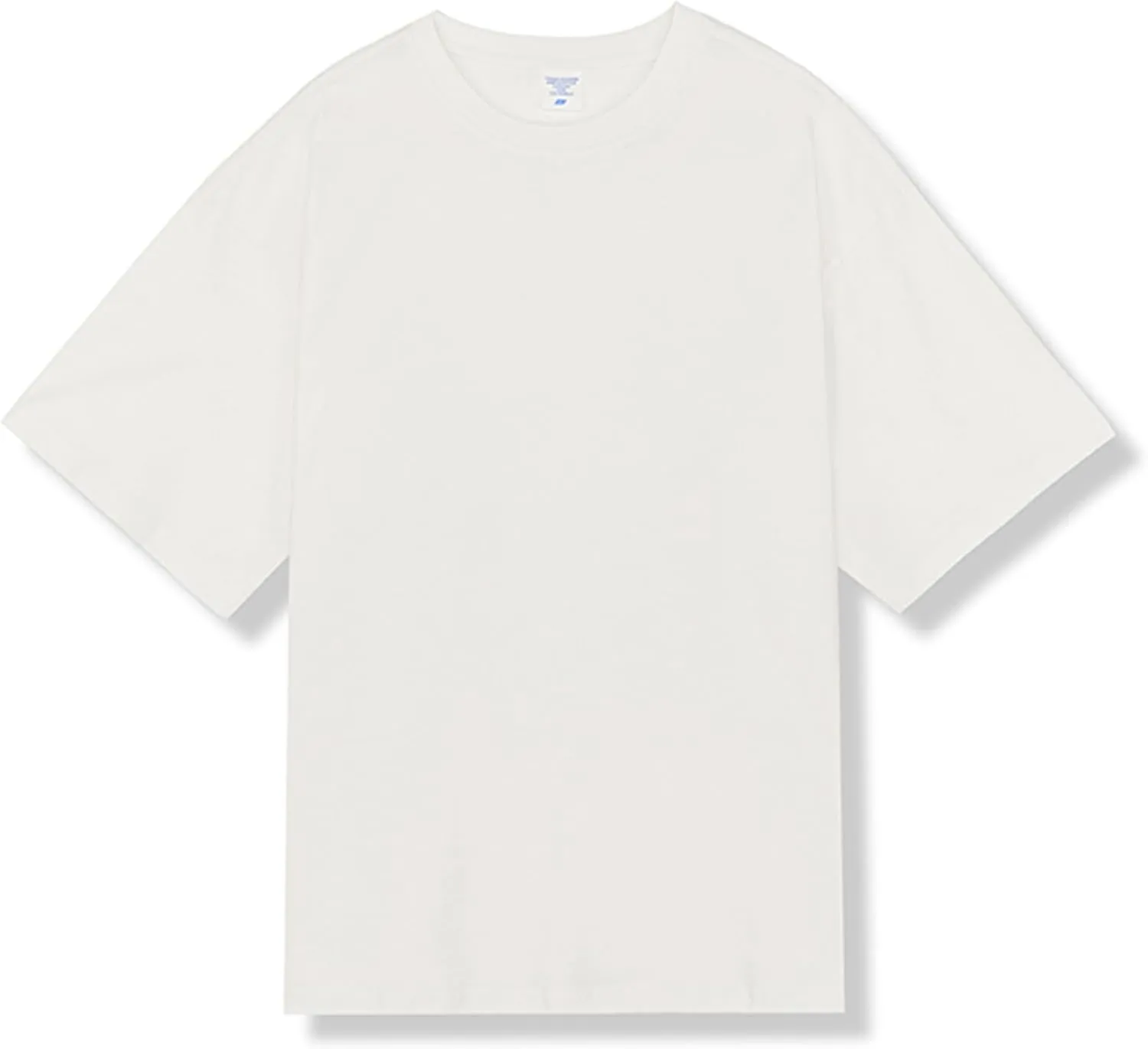 ZUEVI Men's Cotton T-Shirts Fashion Short Sleeve Oversized T Shirts Loose Fit Crew Neck Basic Tees Tops Hip Hop Streetwear
