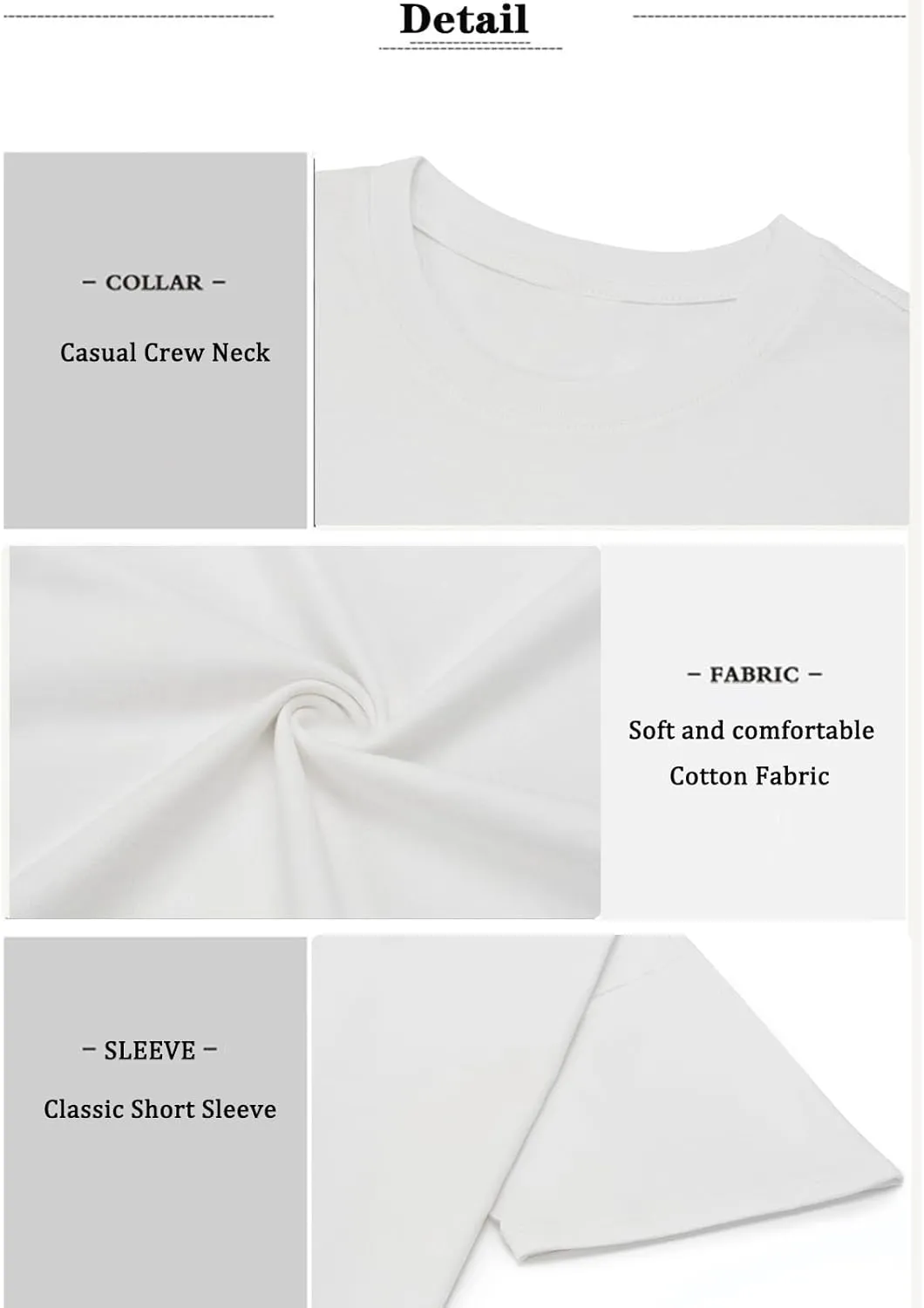 ZUEVI Men's Cotton T-Shirts Fashion Short Sleeve Oversized T Shirts Loose Fit Crew Neck Basic Tees Tops Hip Hop Streetwear